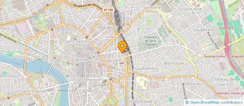localisation de l'entreprise MADAME CORALIE FAVIER à TOULOUSE