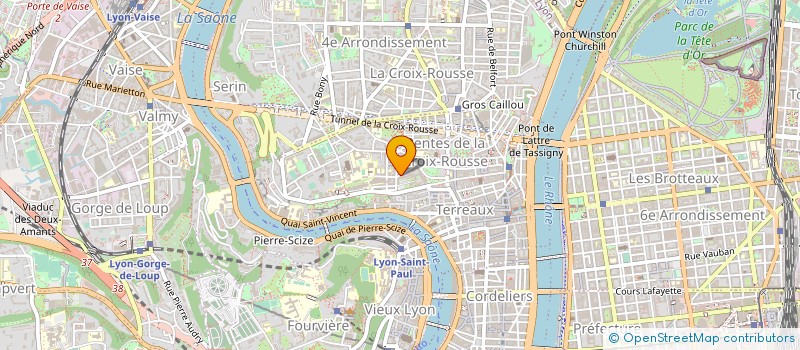 localisation de l'entreprise MADAME CORALIE FAVRE à LYON