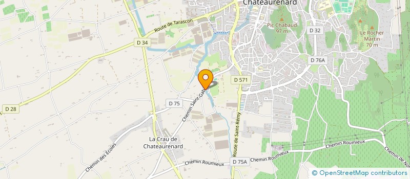 localisation de l'entreprise MADAME CORALIE FELICES  CHATEAURENARD