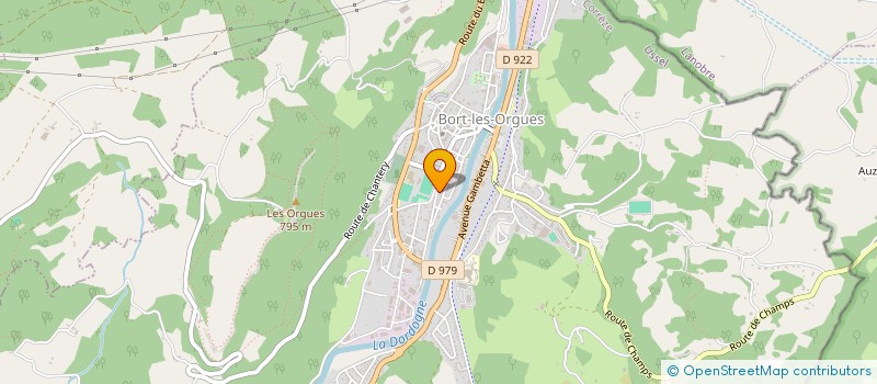 localisation de l'entreprise MADAME CORALIE FERNANDEZ à BORT-LES-ORGUES