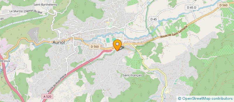 localisation de l'entreprise MADAME CORALIE FERON  AURIOL