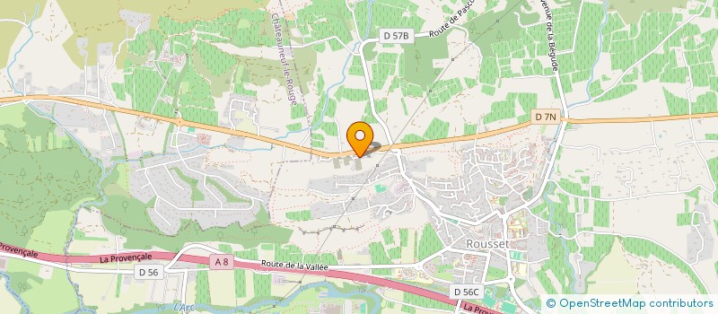 localisation de l'entreprise MADAME CORALIE FINOEL  ROUSSET