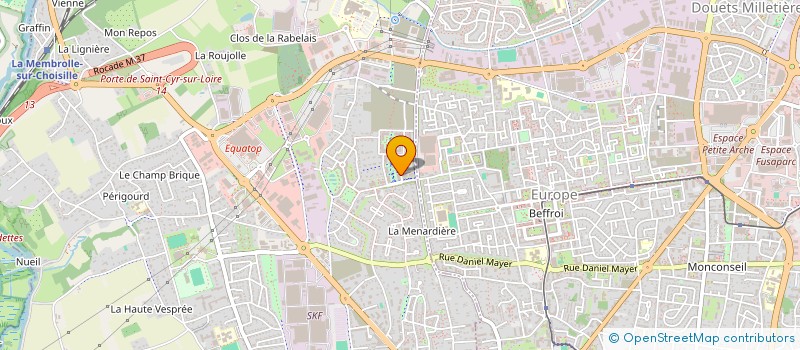 localisation de l'entreprise MADAME CORALIE FRADET  SAINT-CYR-SUR-LOIRE