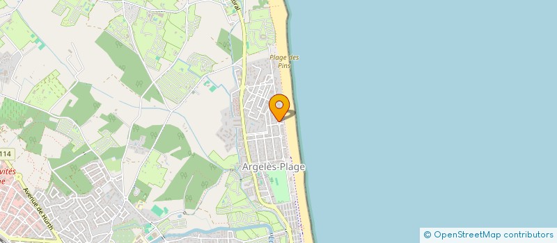 localisation de l'entreprise MADAME CORALIE FREITAS à ARGELES-SUR-MER