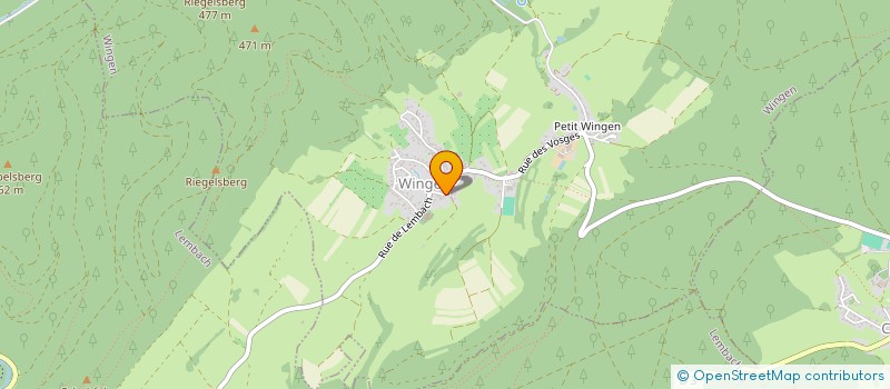 localisation de l'entreprise MADAME CORALIE FROEHLICH  WINGEN