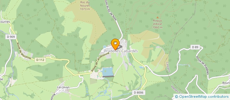 localisation de l'entreprise MADAME CORALIE FUERTES  PRADELLES-CABARDES