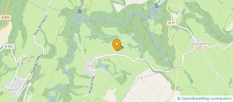 localisation de l'entreprise MADAME CORALIE FUMEY  CONTE