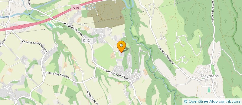 localisation de l'entreprise MADAME CORALIE GABRIELE  CHATUZANGE-LE-GOUBET