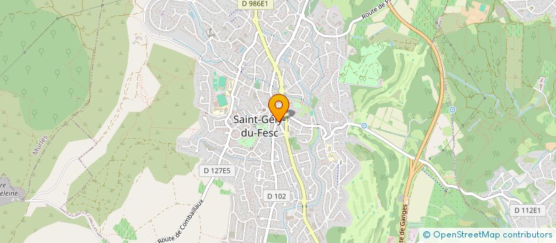 localisation de l'entreprise MADAME CORALIE GAILLARD à SAINT-GELY-DU-FESC