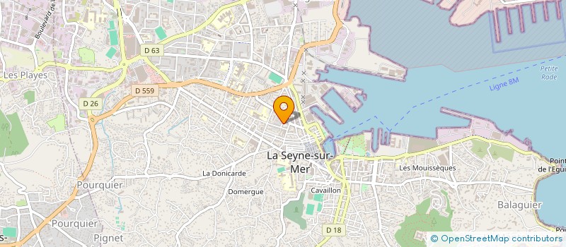 localisation de l'entreprise MADAME CORALIE GALVEZ à LA SEYNE-SUR-MER