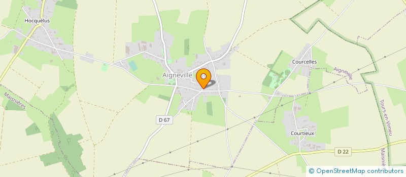 localisation de l'entreprise MADAME CORALIE GANCE  AIGNEVILLE