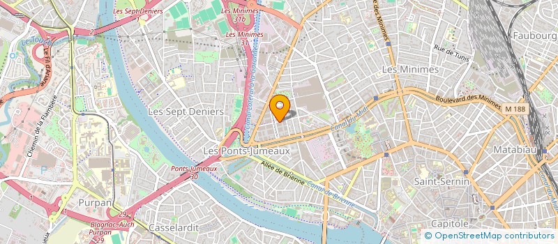localisation de l'entreprise MADAME CORALIE GARAUD à TOULOUSE