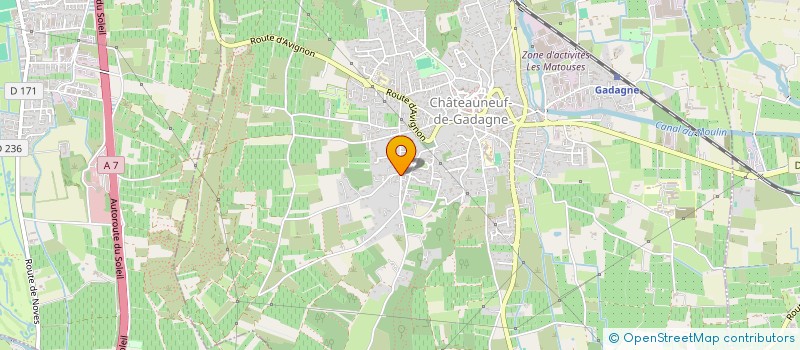 localisation de l'entreprise MADAME CORALIE GARGUILO à CHATEAUNEUF-DE-GADAGNE
