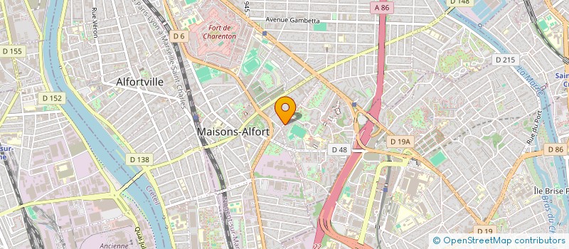 localisation de l'entreprise MADAME CORALIE GARIN  MAISONS-ALFORT