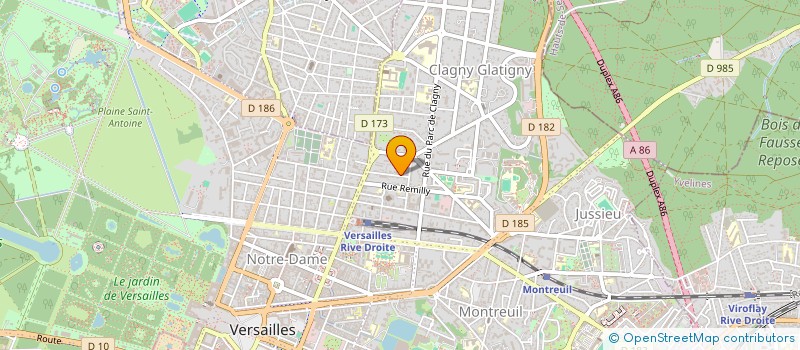 localisation de l'entreprise MADAME CORALIE GASTELLU à VERSAILLES