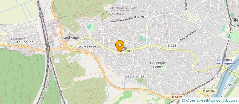 localisation de l'entreprise MADAME CORALIE GAUTIER à LES ANGLES