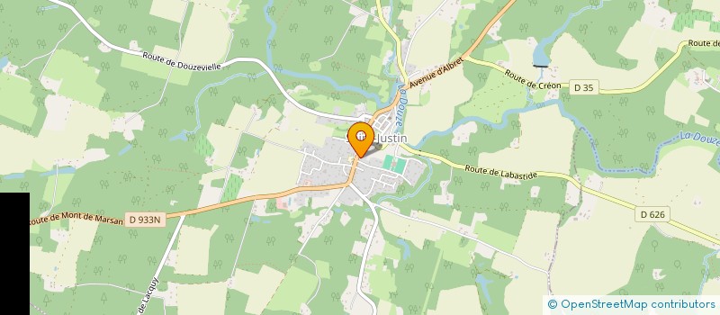 localisation de l'entreprise MADAME CORALIE GAUVRIT  SAINT-JUSTIN