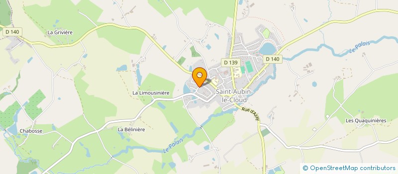 localisation de l'entreprise MADAME CORALIE GAZEAU  SAINT-AUBIN-LE-CLOUD