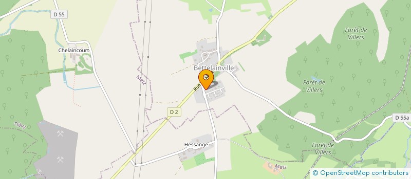 localisation de l'entreprise MADAME CORALIE GIACOMETTI  BETTELAINVILLE