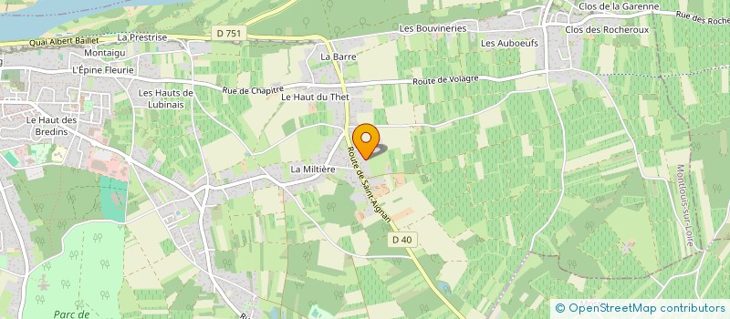 localisation de l'entreprise MADAME CORALIE GILET  MONTLOUIS-SUR-LOIRE