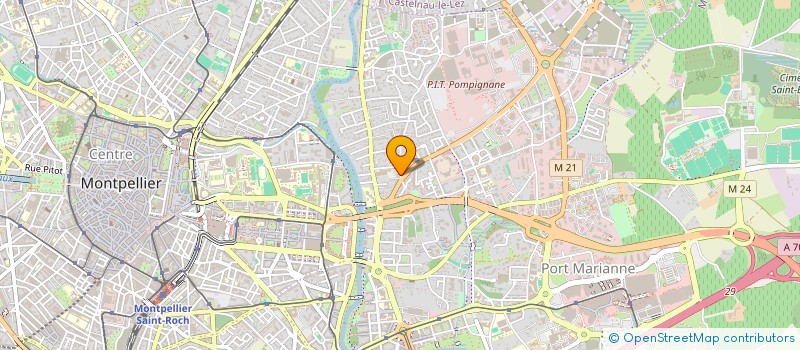 localisation de l'entreprise MADAME CORALIE GIMENO à MONTPELLIER