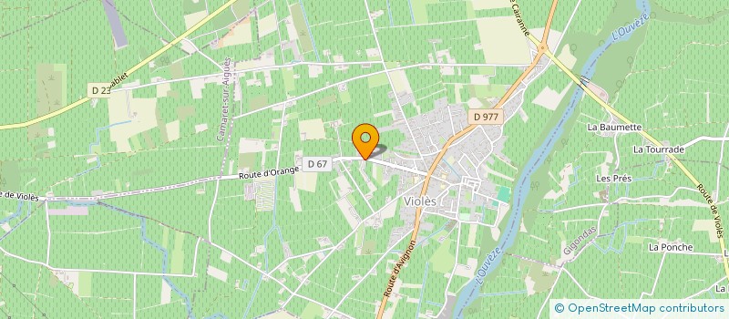 localisation de l'entreprise MADAME CORALIE GIROD  JONQUIERES