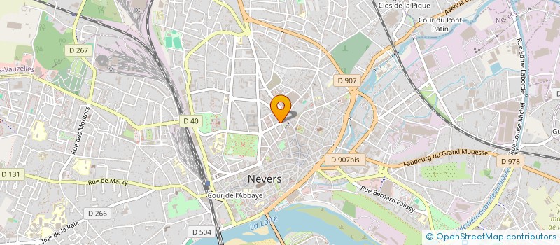 localisation de l'entreprise MADAME CORALIE GLEONEC à NEVERS