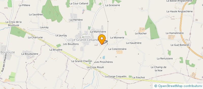 localisation de l'entreprise MADAME CORALIE GLINEL  LE GRAND-CELLAND