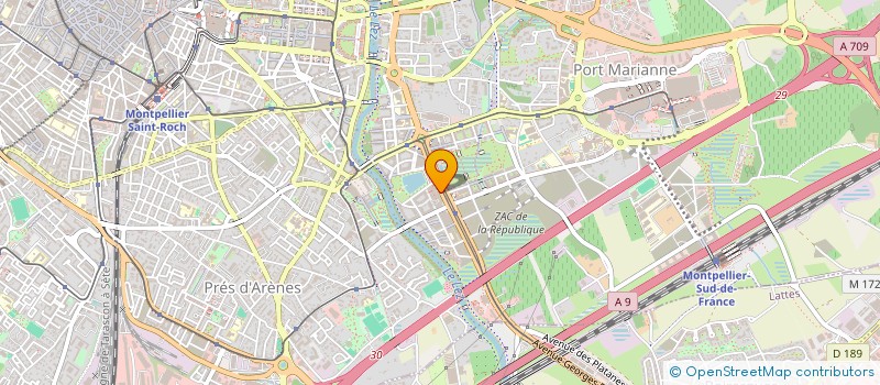 localisation de l'entreprise MADAME CORALIE GOMEZ à MONTPELLIER