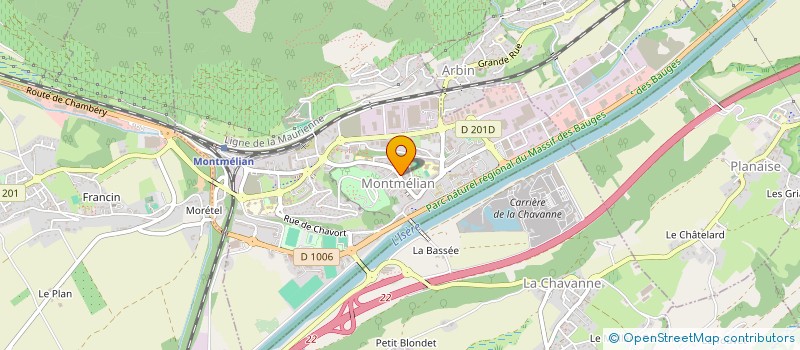 localisation de l'entreprise MADAME CORALIE GONZALES à MONTMELIAN