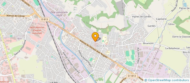 localisation de l'entreprise MADAME CORALIE GONZALEZ  BON-ENCONTRE