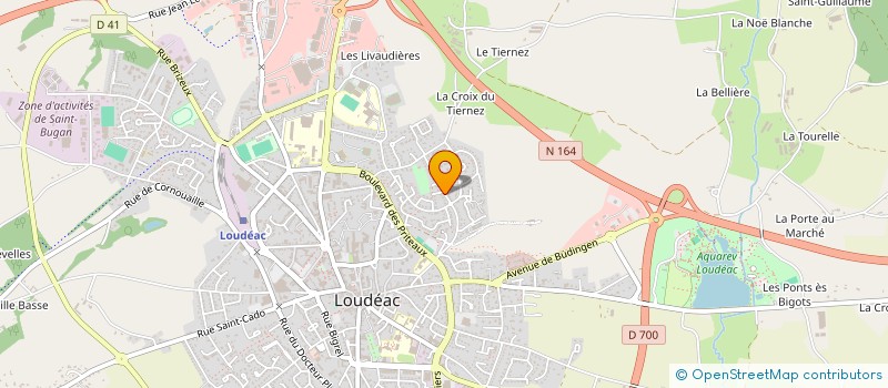localisation de l'entreprise MADAME CORALIE GORRE à LOUDEAC