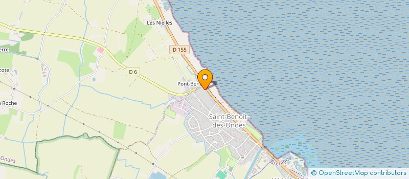 localisation de l'entreprise MADAME CORALIE GOUDAL  SAINT-BENOIT-DES-ONDES