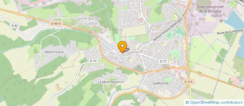 localisation de l'entreprise MADAME CORALIE GOUGEON  SAINT-AUBIN-LES-ELBEUF