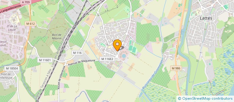 localisation de l'entreprise MADAME CORALIE GOULLIOUD à LATTES