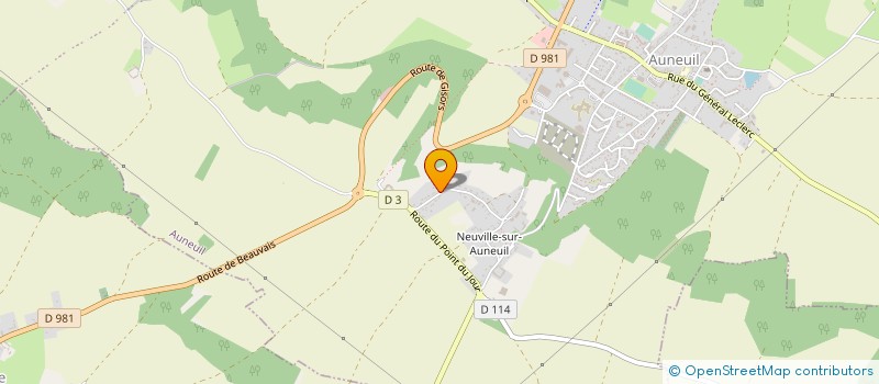 localisation de l'entreprise MADAME CORALIE GOURGUECHON  AUNEUIL