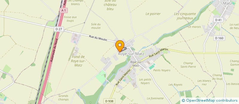 localisation de l'entreprise MADAME CORALIE GREMONT  ROYE-SUR-MATZ