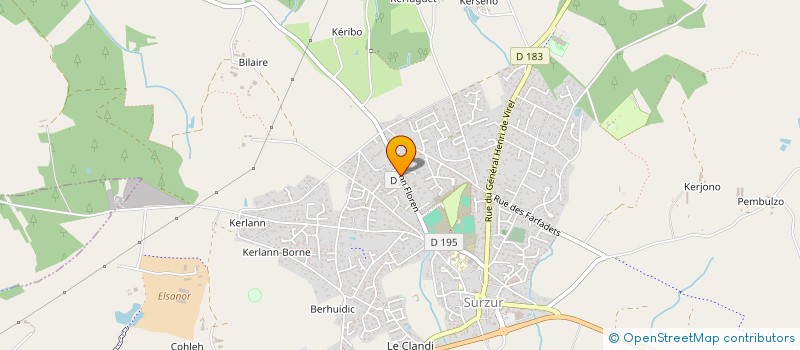 localisation de l'entreprise MADAME CORALIE GROGNET  SURZUR