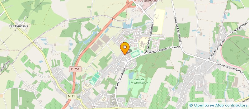 localisation de l'entreprise MADAME CORALIE GUELLEC  BOUAYE