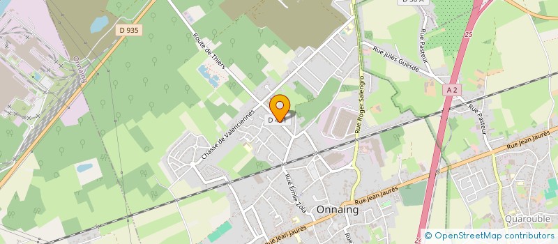 localisation de l'entreprise MADAME CORALIE HALLIEZ  ONNAING