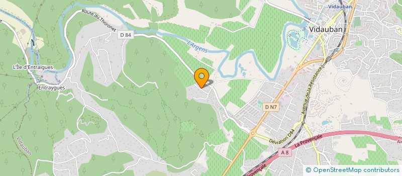 localisation de l'entreprise MADAME CORALIE HAMIS  VIDAUBAN