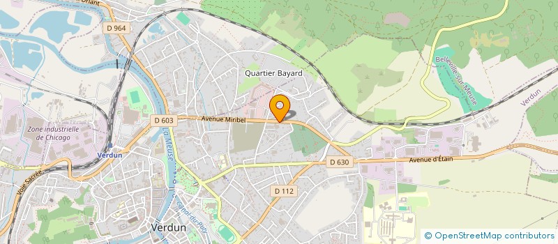 localisation de l'entreprise MADAME CORALIE HANESSE à VERDUN