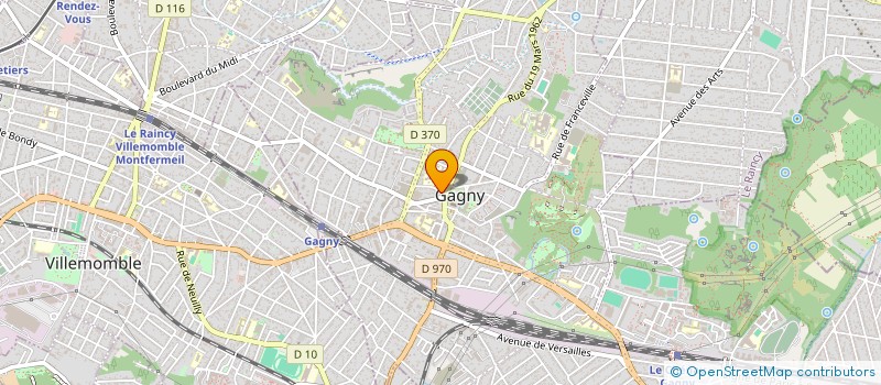 localisation de l'entreprise MADAME CORALIE HELIN  HOUILLES