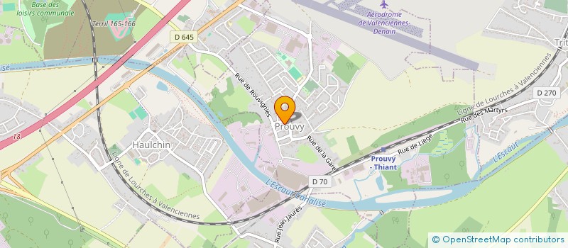 localisation de l'entreprise MADAME CORALIE HENDRYSIAK  PROUVY