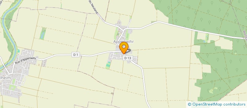 localisation de l'entreprise MADAME CORALIE HENRY  APPENWIHR