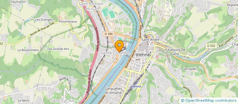 localisation de l'entreprise MADAME CORALIE HIDALGO  SAINTE-COLOMBE