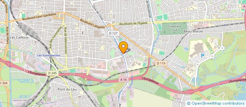 localisation de l'entreprise MADAME CORALIE HOLARD  CALAIS