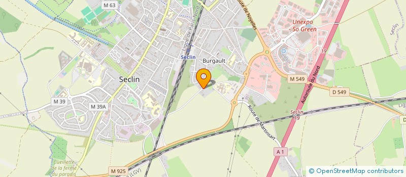 localisation de l'entreprise MADAME CORALIE HUGOT  SECLIN