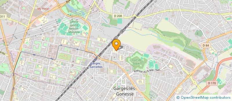 localisation de l'entreprise MADAME CORALIE JACQUEMOD à GARGES-LES-GONESSE
