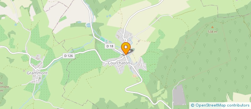 localisation de l'entreprise MADAME CORALIE JACQUET  COURCHATON